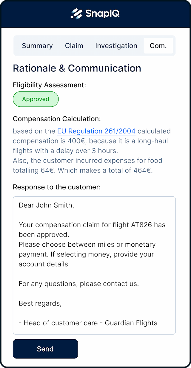 Approval & Communication